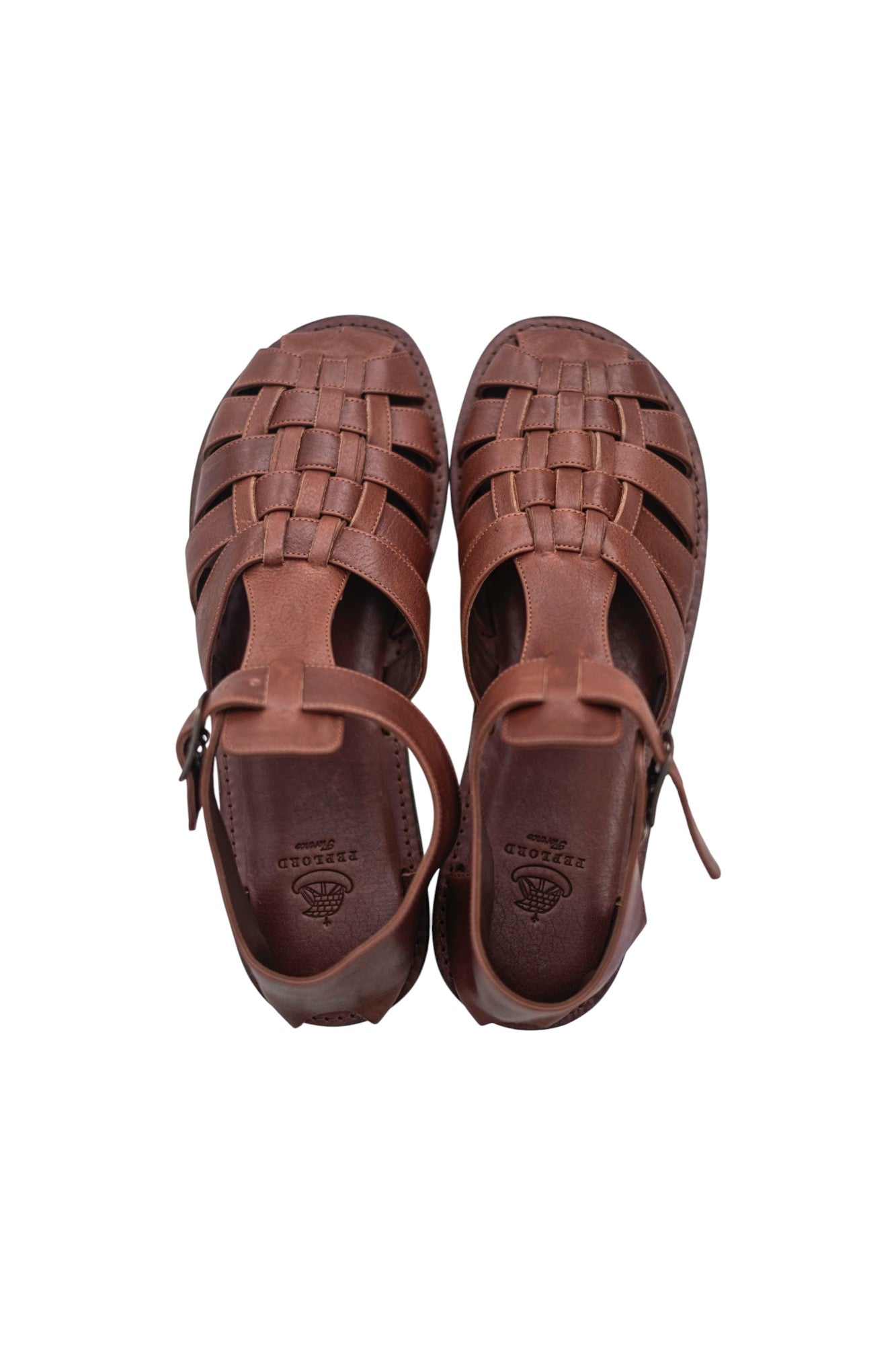 Leather sandals handmade in Tuscany with premium leather