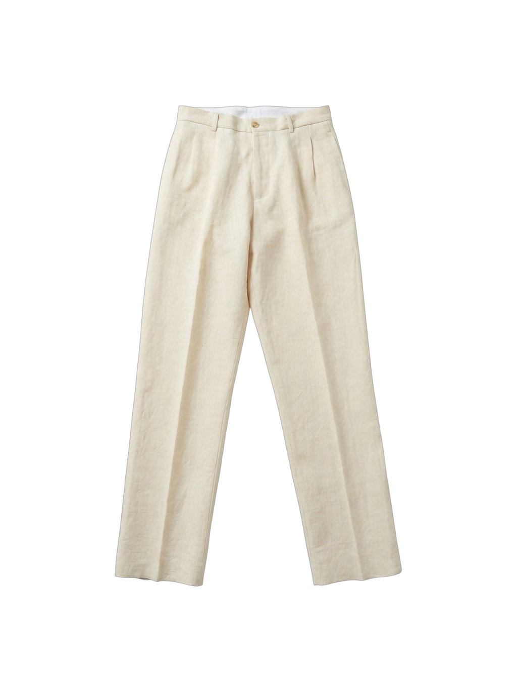 The Maxence trousers are crafted in Florence, Italy, from hand-woven hemp fabric