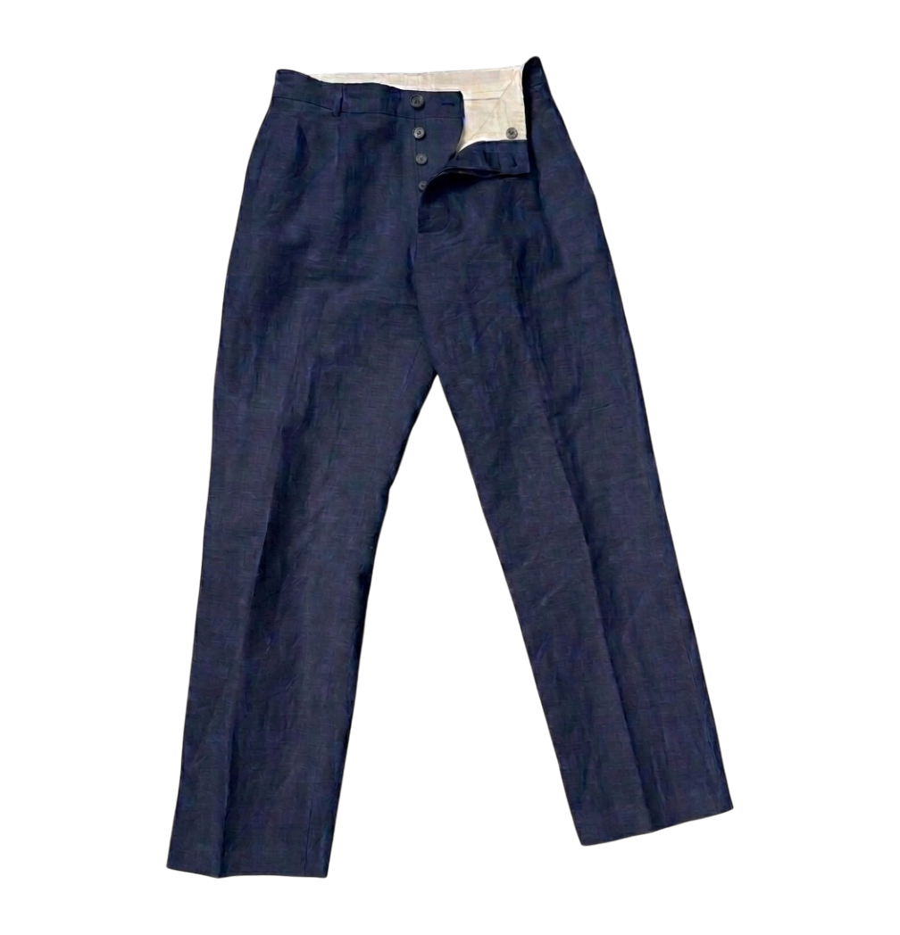 handmade trousers made in italy